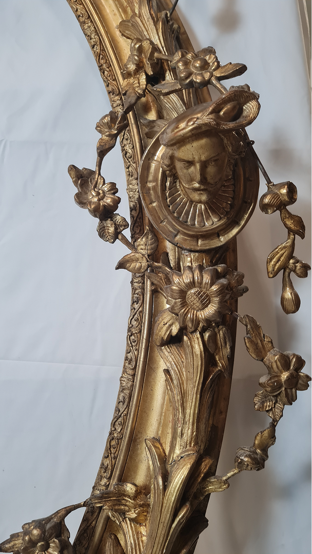 Grand cadre doré style Louis XVI — 5